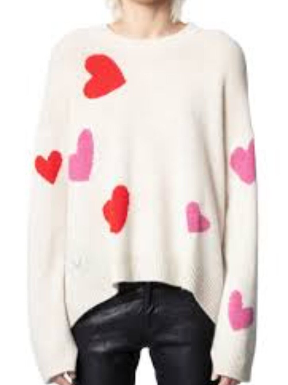 Zadig & Voltaire Markus Heart Cashmere Sweater